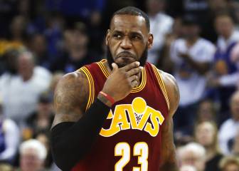 El recado de LeBron a los fans de los Warriors: 