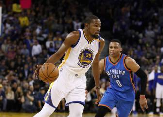 Kevin Durant, sin piedad vs OKC: ¡40 puntazos contra Westbrook!