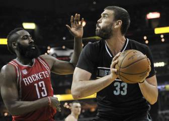 Marc (32) aprieta para el All Star pero Harden toma Memphis