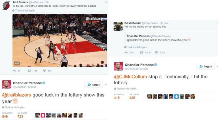 Otra bronca NBA en Twitter: "Nos tocó la lotería al no ficharte"