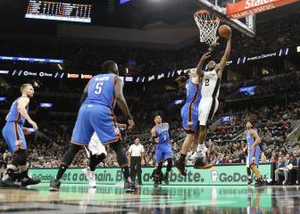 Kawhi (36) vuelve a exhibirse: ahora, ante Westbrook (27+6+14)