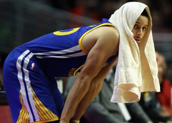 Curry enfrenta el peor momento de su carrera desde el triple