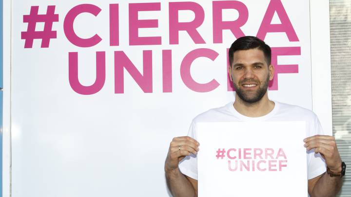 Felipe Reyes colabora para lograr el sueño de cerrar UNICEF