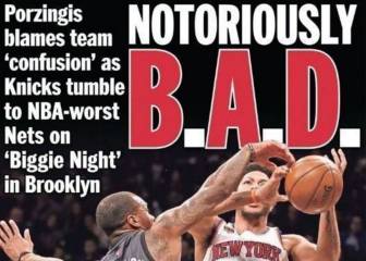 La prensa de Nueva York carga con los Knicks: 