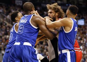 Ibaka, expulsado por liarse a puñetazos; Desastre de los Bulls