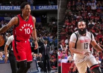 ¿Futuro MVP? Harden reina en el Oeste y DeRozan en el Este