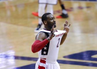 John Wall (32) y Bradley Beal (31) marcan diferencias: 2-0 Wizards