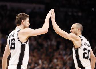 Pau gana a Marc y los Spurs acarician las semifinales: 3-2