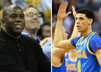 Lonzo piensa en los Lakers y en aprender de... Magic Johnson