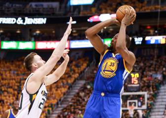 El poder de Durant (38+13) evita la sorpresa en Salt Lake City