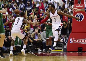 ¡Eliminatoria empatada! Wall y Beal se comen a los Celtics