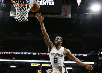 Pánico en San Antonio: Kawhi, lesionado en rodilla y tobillo
