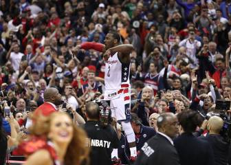 LeBron sonríe: un triple de Wall fuerza el 7º entre Wizards y Celtics