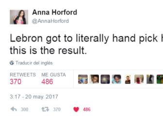 La hermana de Horford ataca a LeBron: 