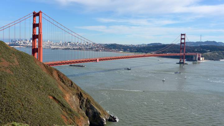 Una panorámica del Golden Gate.