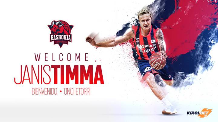 El Baskonia confirma el fichaje de Timma para los próximos 3 años