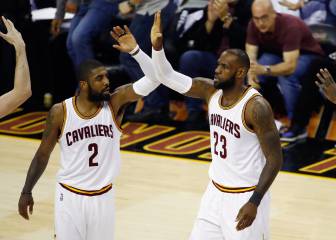 Warrior champagne stays on ice as Kyrie and LeBron star