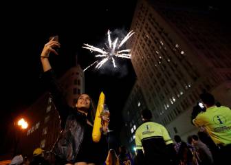 Oakland celebra el título de los Warriors