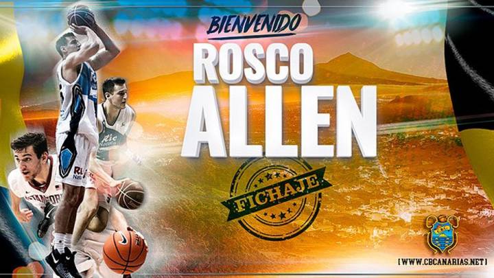 Rosco Allen, nuevo jugador del Iberostar Tenerife.