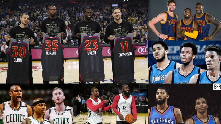 Ranking: los Warriors dominan la galaxia de los súper equipos NBA