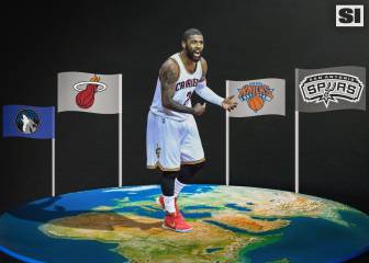 Los posibles destinos para Irving: Spurs, Heat, Wolves y Knicks