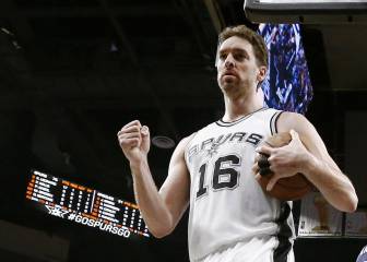 El tercer año de Gasol en los Spurs: 6,7 millones garantizados