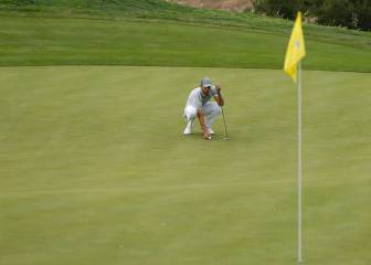 Curry roza la proeza en el golf: 