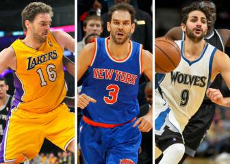 ¿En que 12 franquicias NBA nunca ha jugado un español?