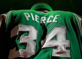 LeBron, testigo de excepción en la retirada del '34' de Paul Pierce