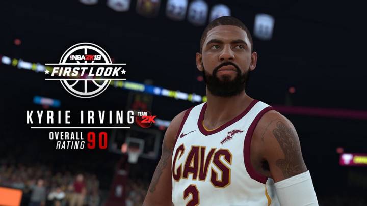 La puntuación media de Kyrie Irving en el NBA 2K18, videojuego que protagoniza, es de 90.