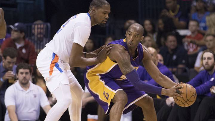 Kevin Durant y su ídolo: "Para mí, Kobe Bryant es un dios"