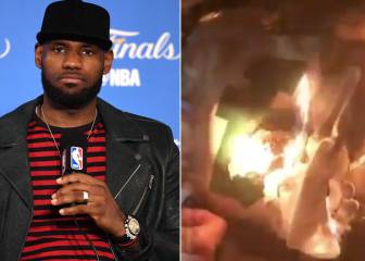 LeBron estalla contra la quema de camisetas de jugadores