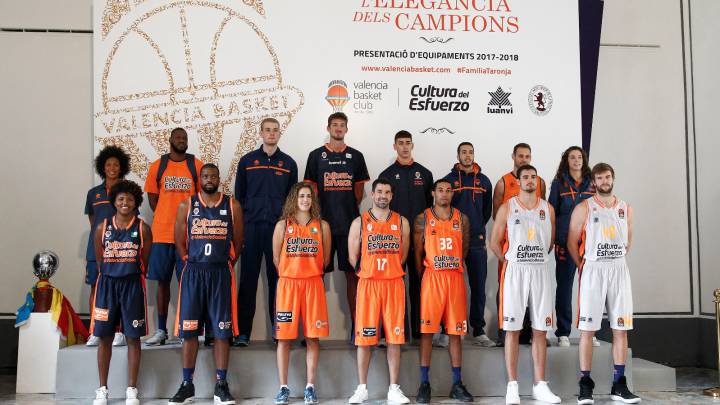 Valencia Basket: camiseta naranja y gris para la Euroliga