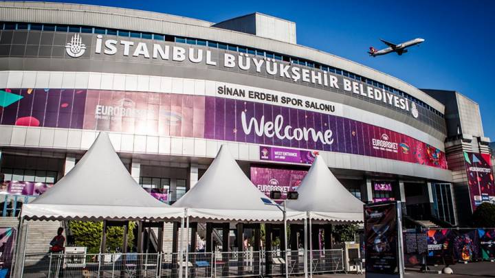 El Sinan Erdem de Estambul, sede de la fase final del Eurobasket.
