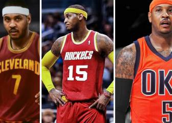 Carmelo expande su lista: OKC y los Cavaliers entran en acción