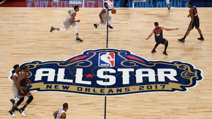 Acción del All Star Game celebrado en Nueva Orleans.