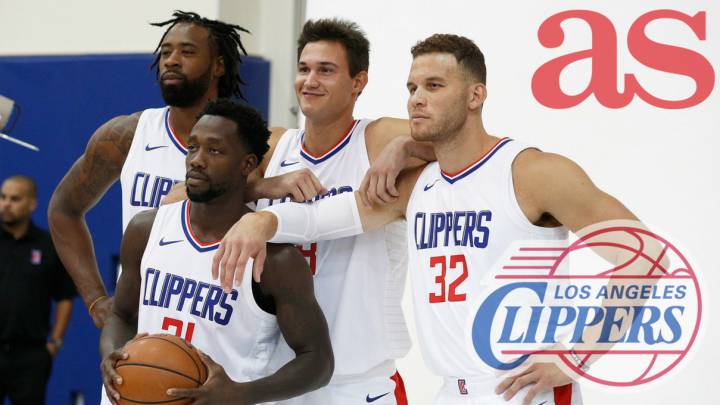 DeAndre Jordan, Patrick Beverley, Gallinari y Blake Griffin, rostros de los Clippers en el primer año sin Chris Paul.