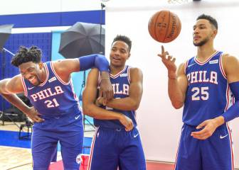 Sixers: Fultz empezará como suplente; Embiid, 
