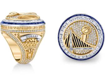 La ceremonia del campeón: los Warriors ya tienen su anillo