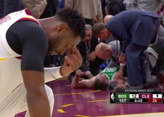 Terrible inicio NBA: fractura de tibia de Gordon Hayward