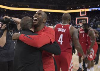 Los Rockets remontan 17 y ganan sobre la bocina a los Warriors