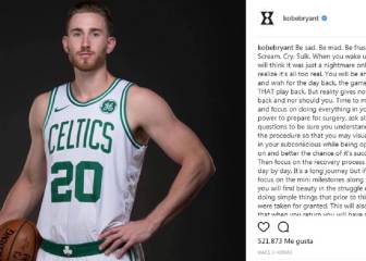 La carta de Kobe a Hayward: 