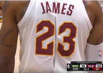 Nike investigará por qué se rompió la camiseta de LeBron