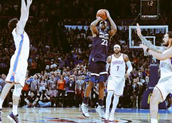 Wiggins responde a Carmelo sobre la bocina en un partidazo
