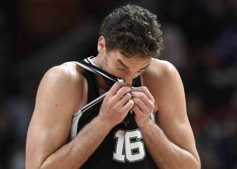 Los Spurs no utilizan a Pau Gasol en los últimos cuartos
