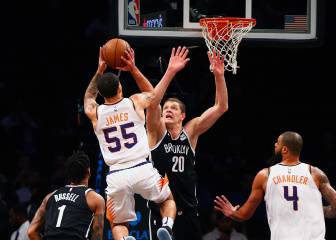 Resúmenes y resultados de la jornada NBA: D'Angelo (33) no puede con Booker y James (56)