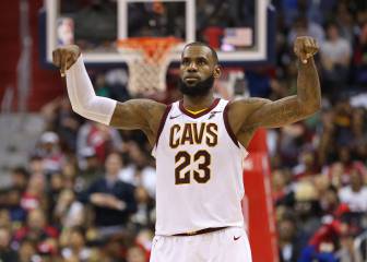 ¡57 puntos! LeBron aplasta a los Wizards: 