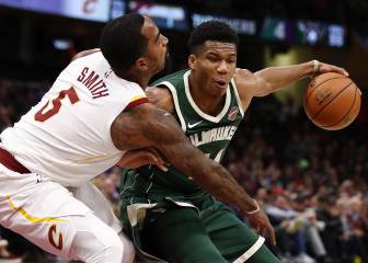 Los Cavs sobreviven a los 40 de Giannis desde la personal (+22)