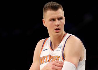 Porzingis y su codo derecho:
