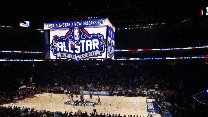 Imagen del Smoothie King Center de Nueva Orleans durante el All Star Game de 2017.